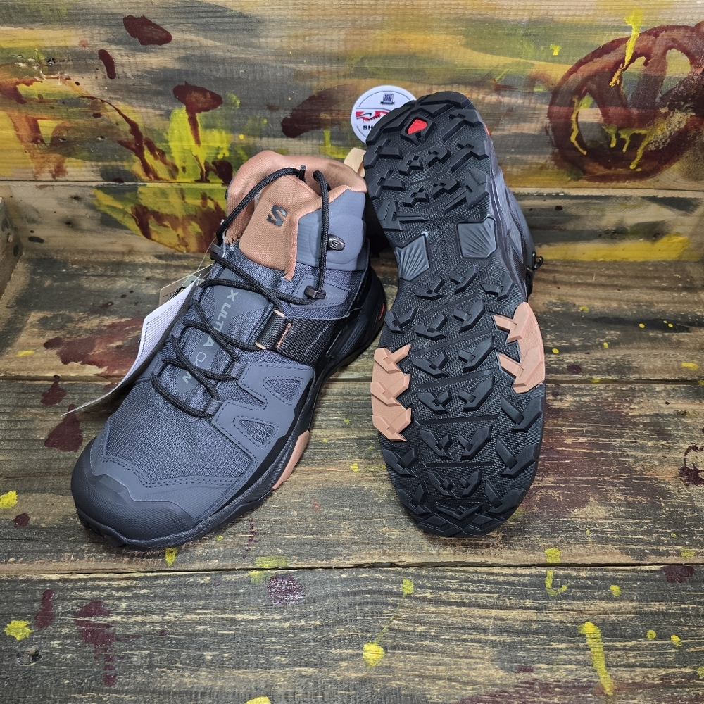 Size‎ 9 - Salomon X Ultra 4 GORE-TEX Mid Ebony Mocha Mousse Women - Picture 7 of 8